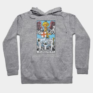 The judgement tarot card (distressed) Hoodie